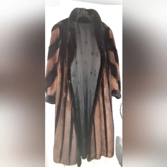 Full-length Ranch/Mahogany Mink Coat